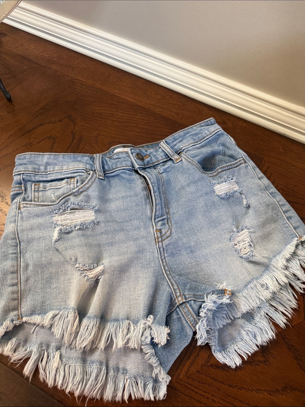 Studio Blue Light Blue Denim Waistband Detail